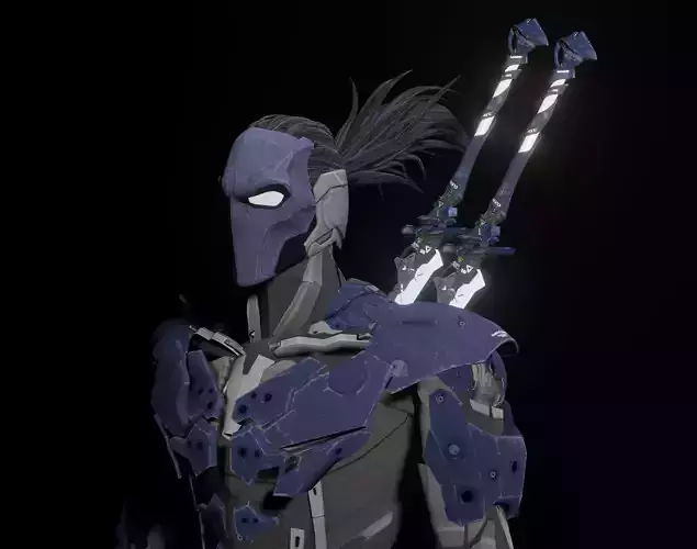 Hunter X humanoid 3D model