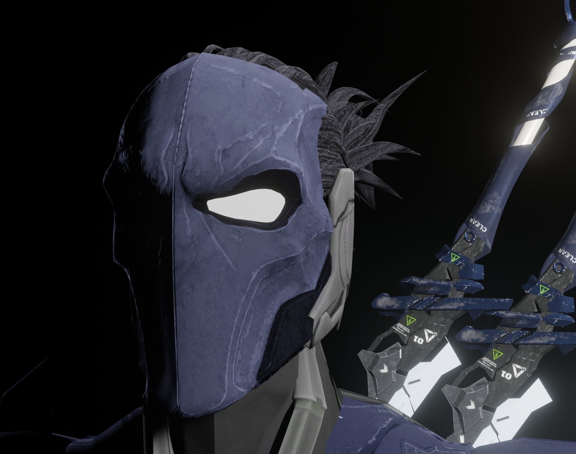 Hunter X humanoid 3D model_1