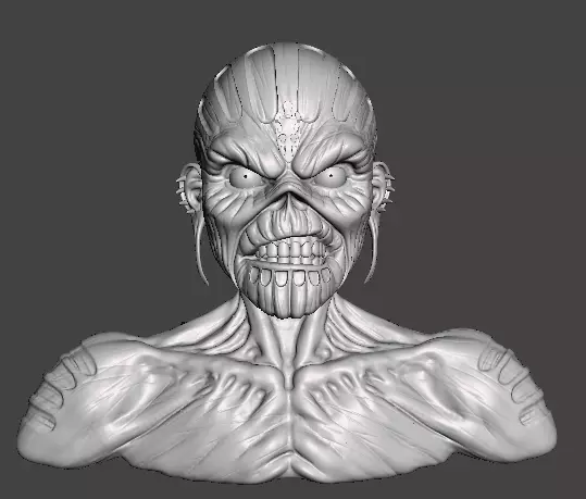 ED BOOK bust 3D print model_0