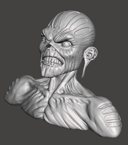 ED BOOK bust 3D print model_1