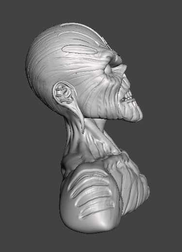 ED BOOK bust 3D print model_3