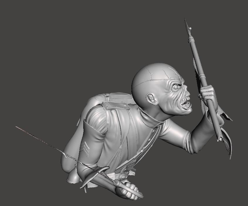 ED TROOP BUST 3D print model_4