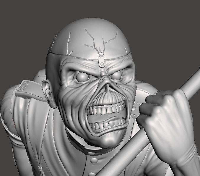 ED TROOP BUST 3D print model_1