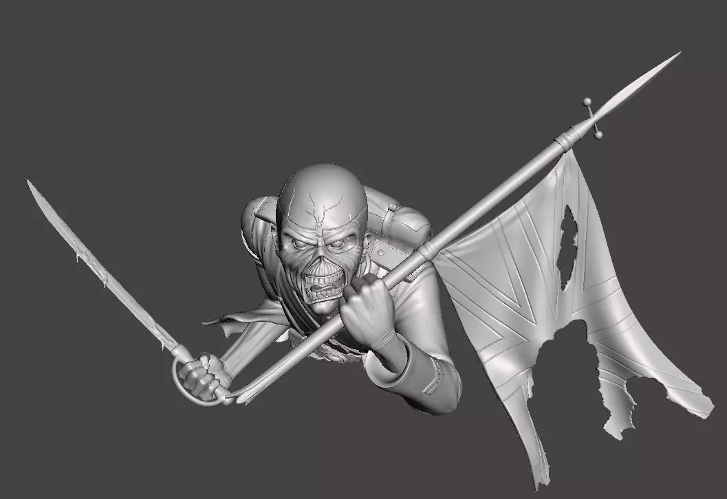 ED TROOP BUST 3D print model_0