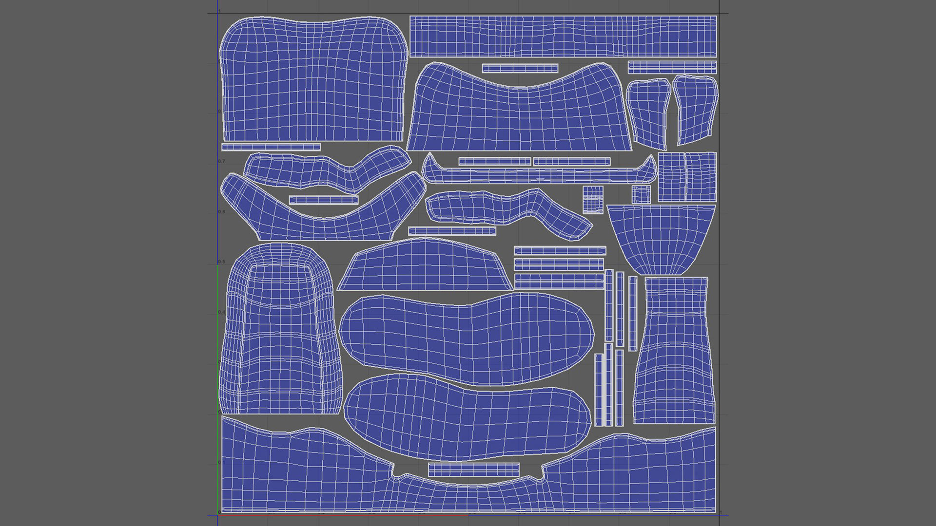 AirJordan 1 Retro HighOG Black White 3D model_5