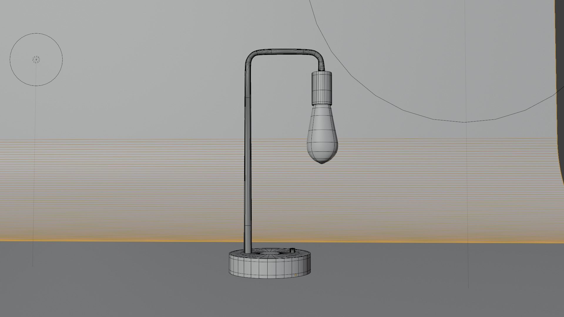 3d stylized lamp 3D model_6
