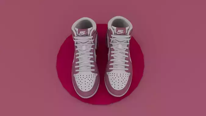 AirJordan 1 Retro HighOG Color Pink Red Girls