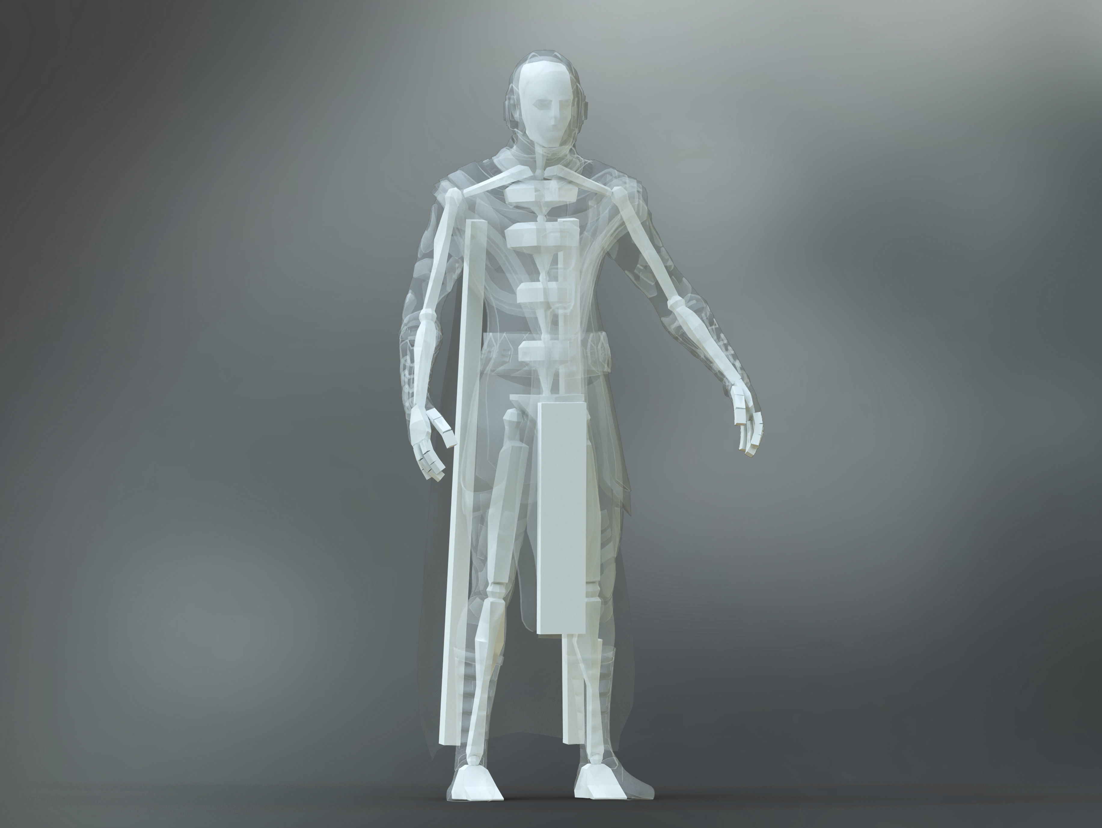 Kang the Conqueror Low-poly 3D model_14