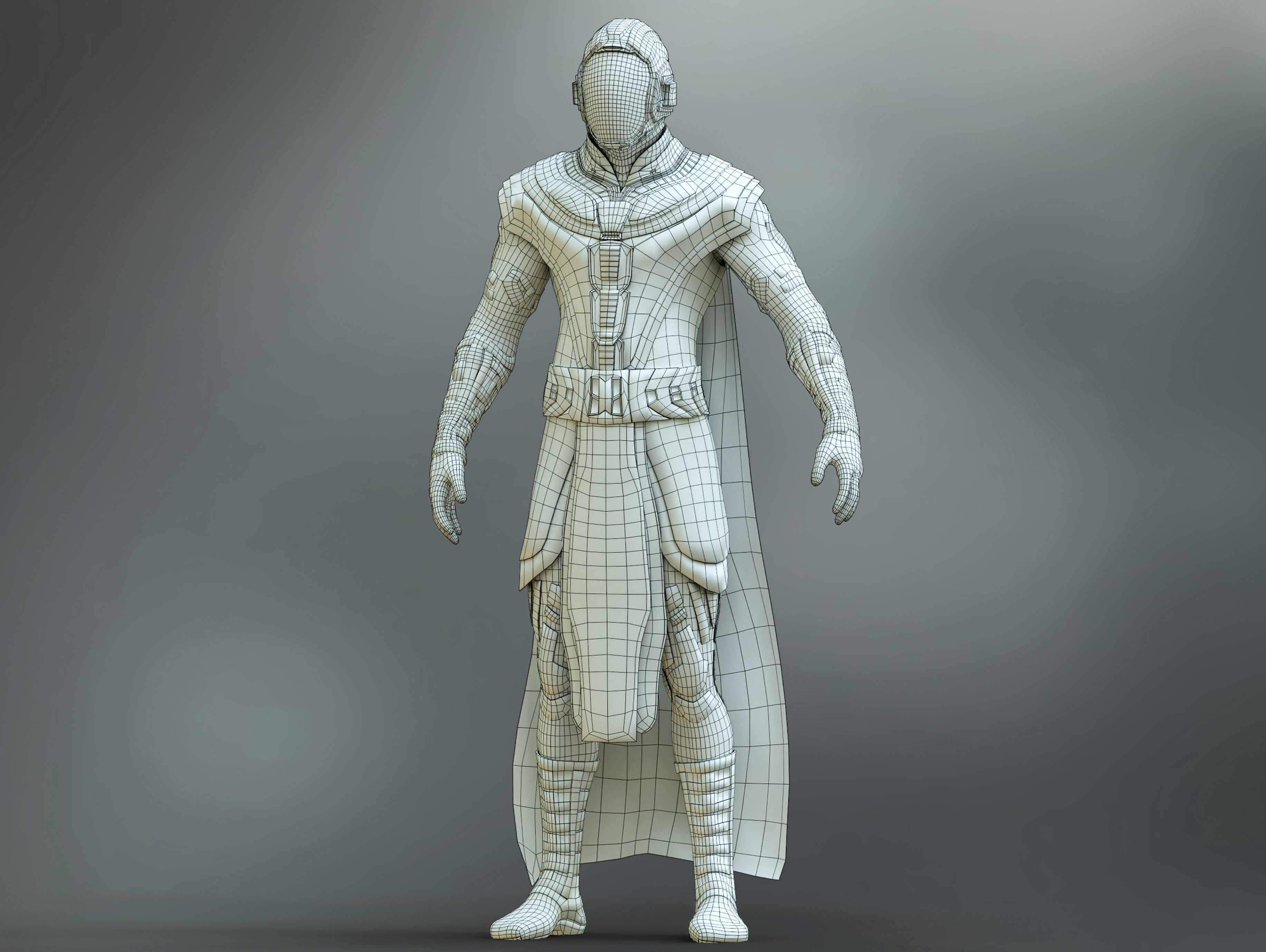 Kang the Conqueror Low-poly 3D model_12