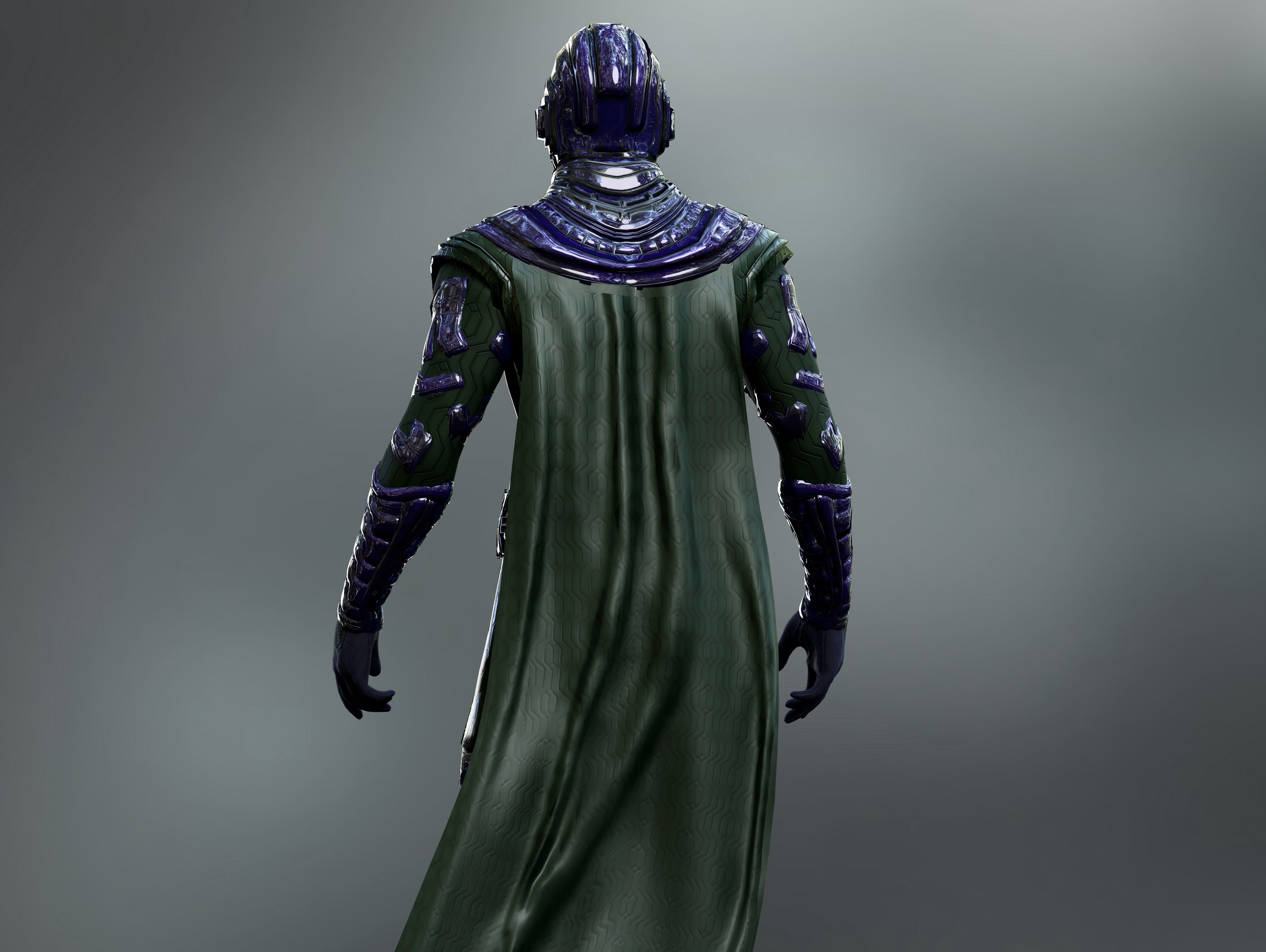 Kang the Conqueror Low-poly 3D model_7