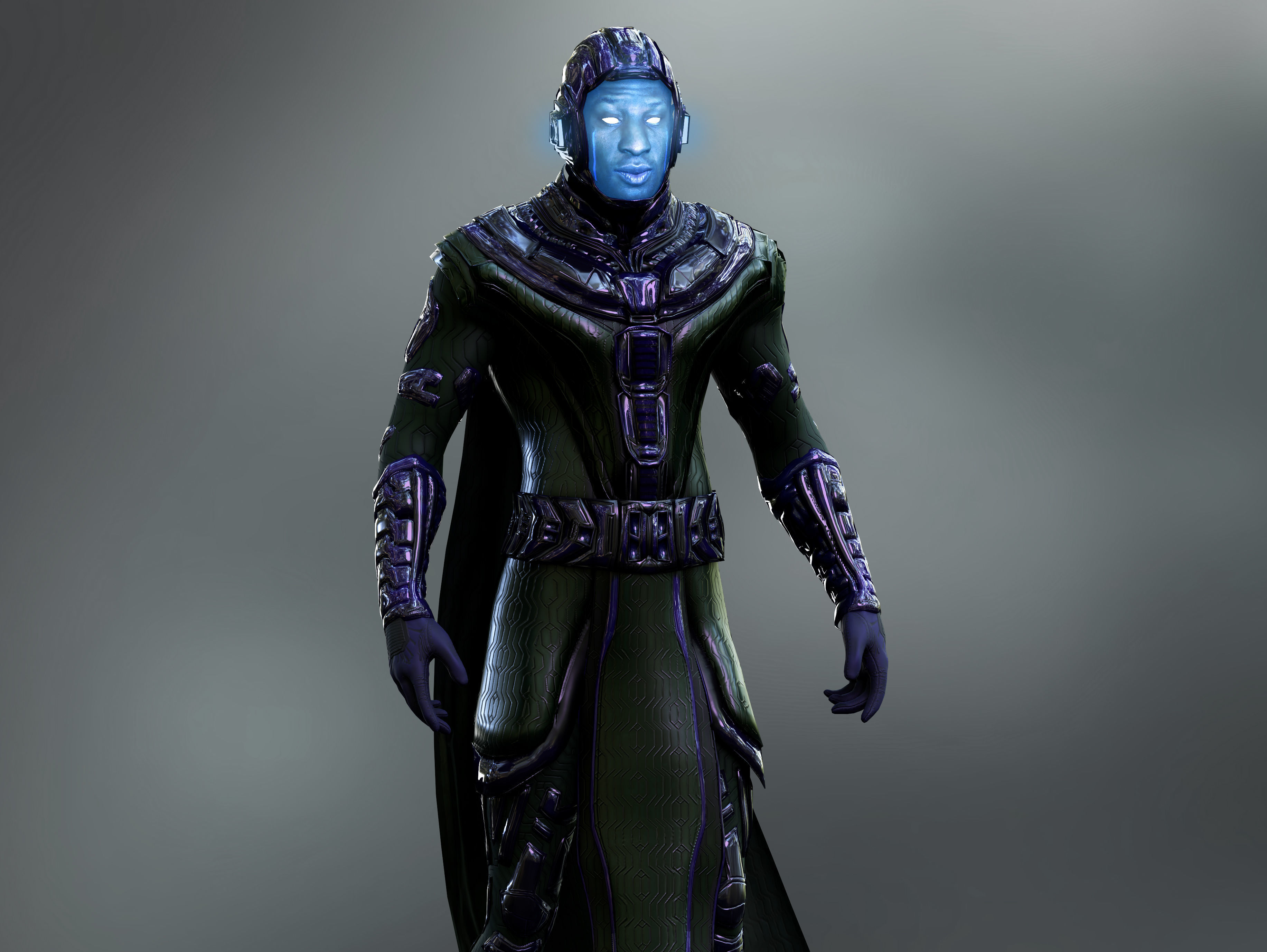 Kang the Conqueror Low-poly 3D model_6