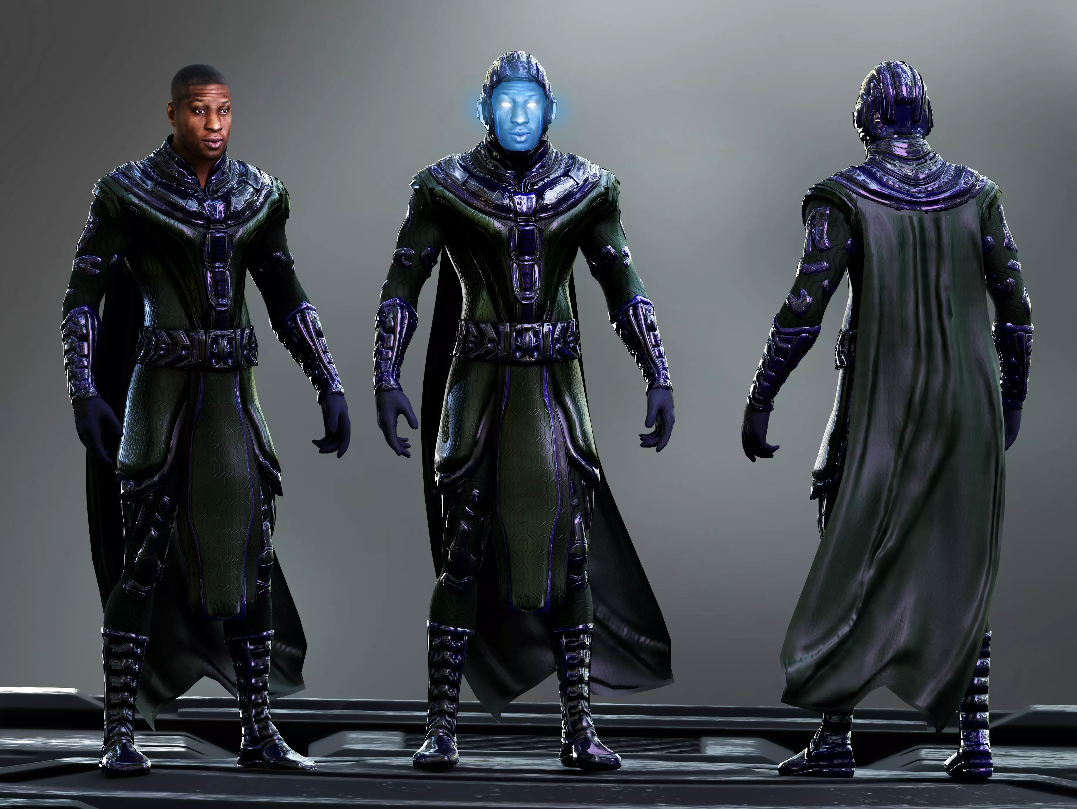 Kang the Conqueror Low-poly 3D model_0