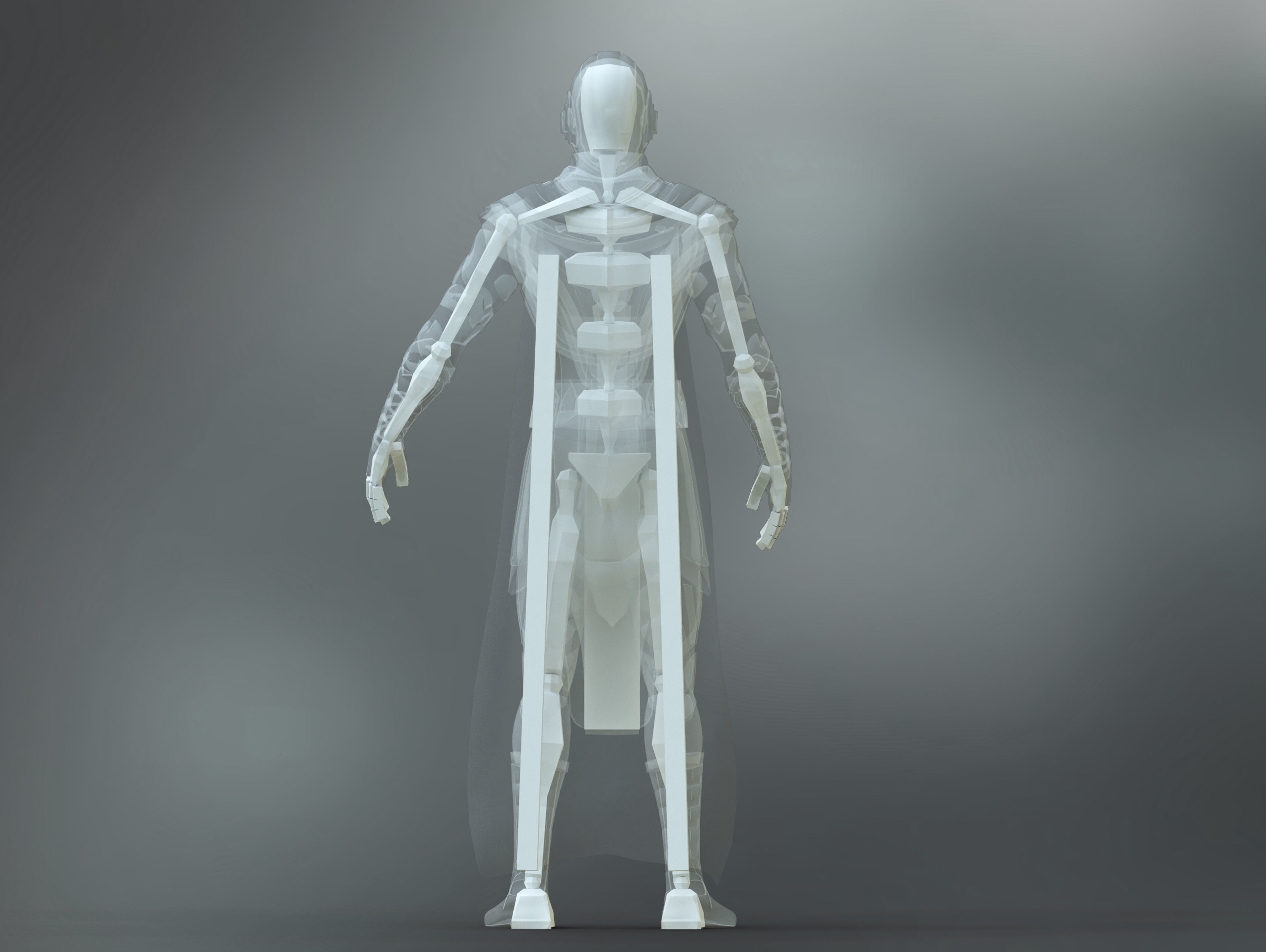 Kang the Conqueror Low-poly 3D model_15