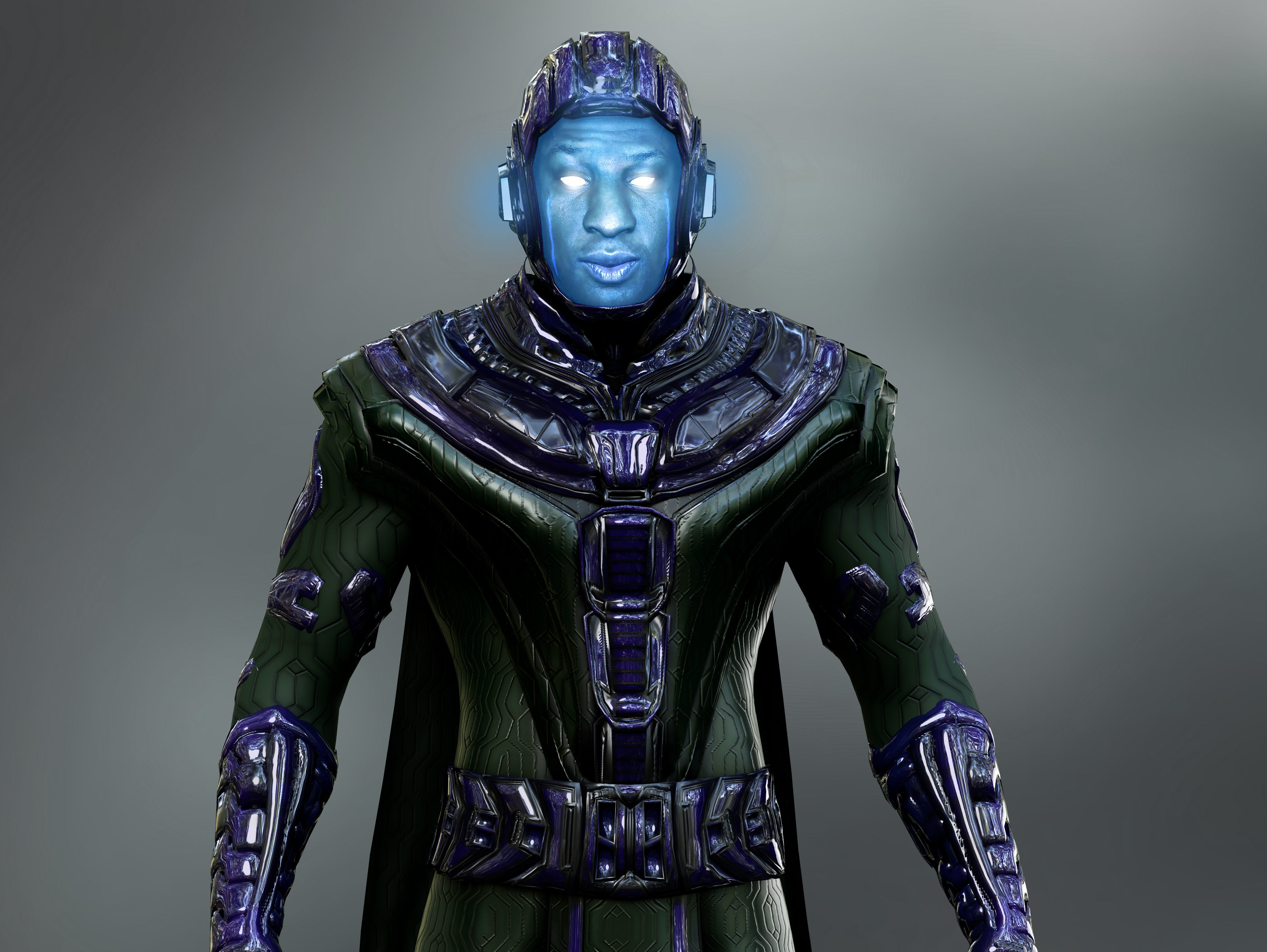 Kang the Conqueror Low-poly 3D model_2