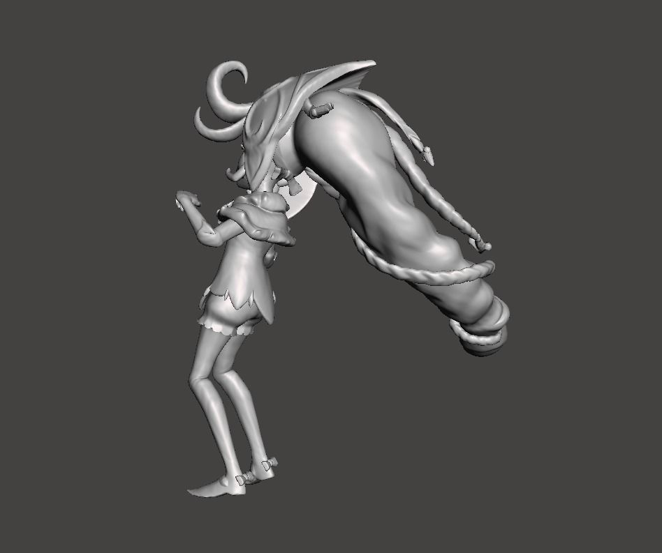 Winterblessed Zoe 3D Model 3D print model_1