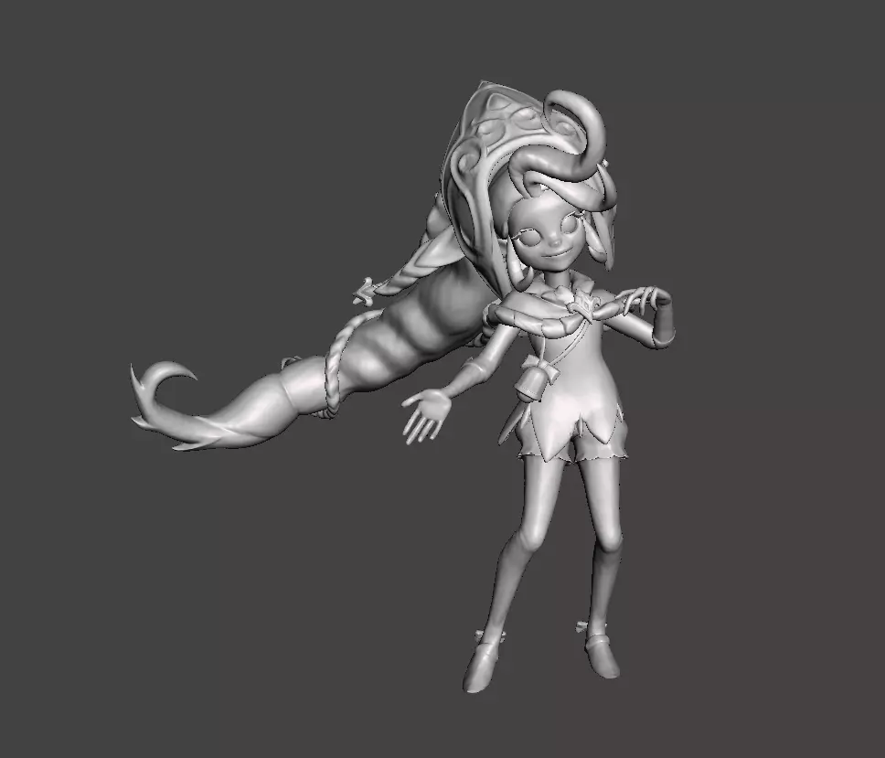 Winterblessed Zoe 3D Model 3D print model_0