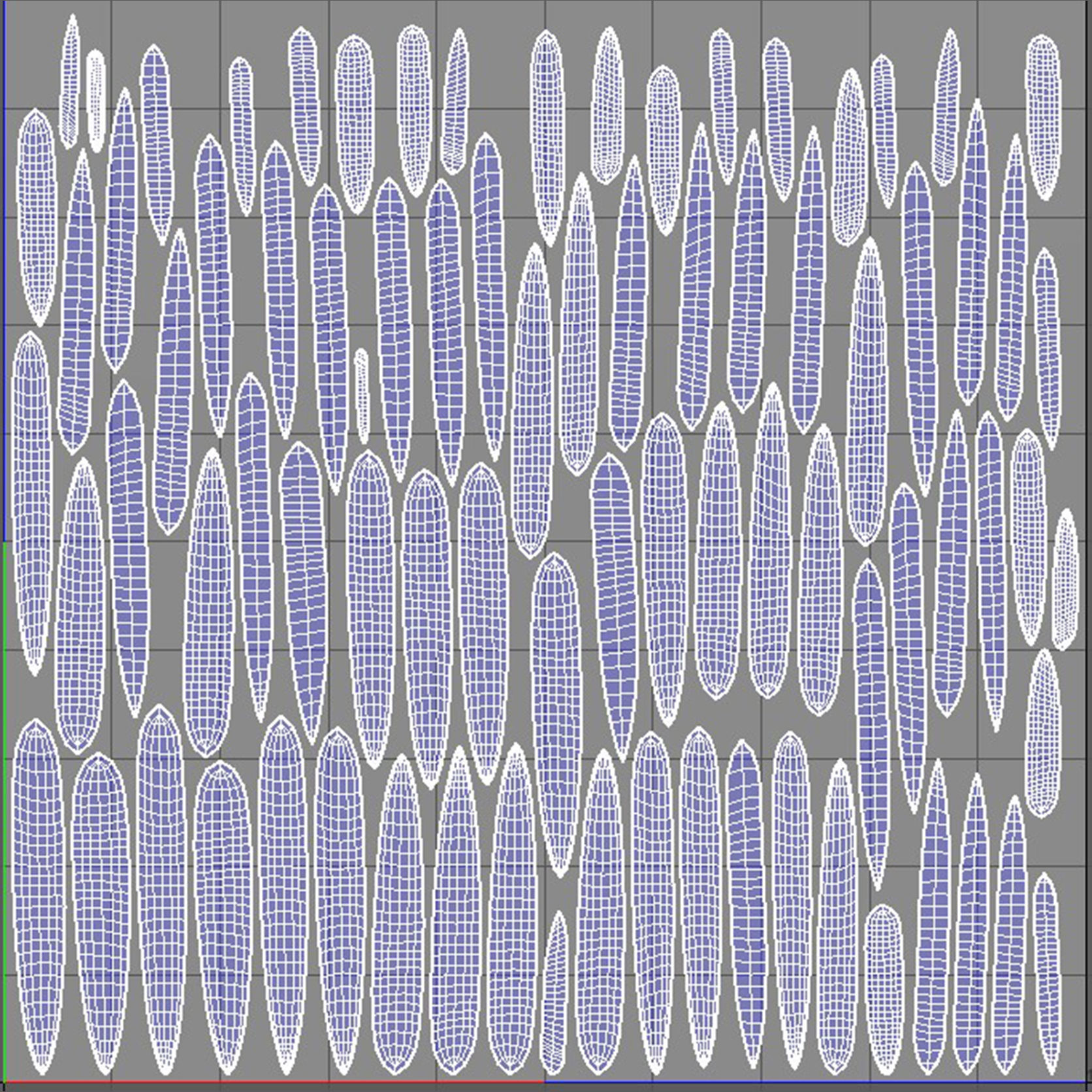 Hair Style Low-poly 3D model_20