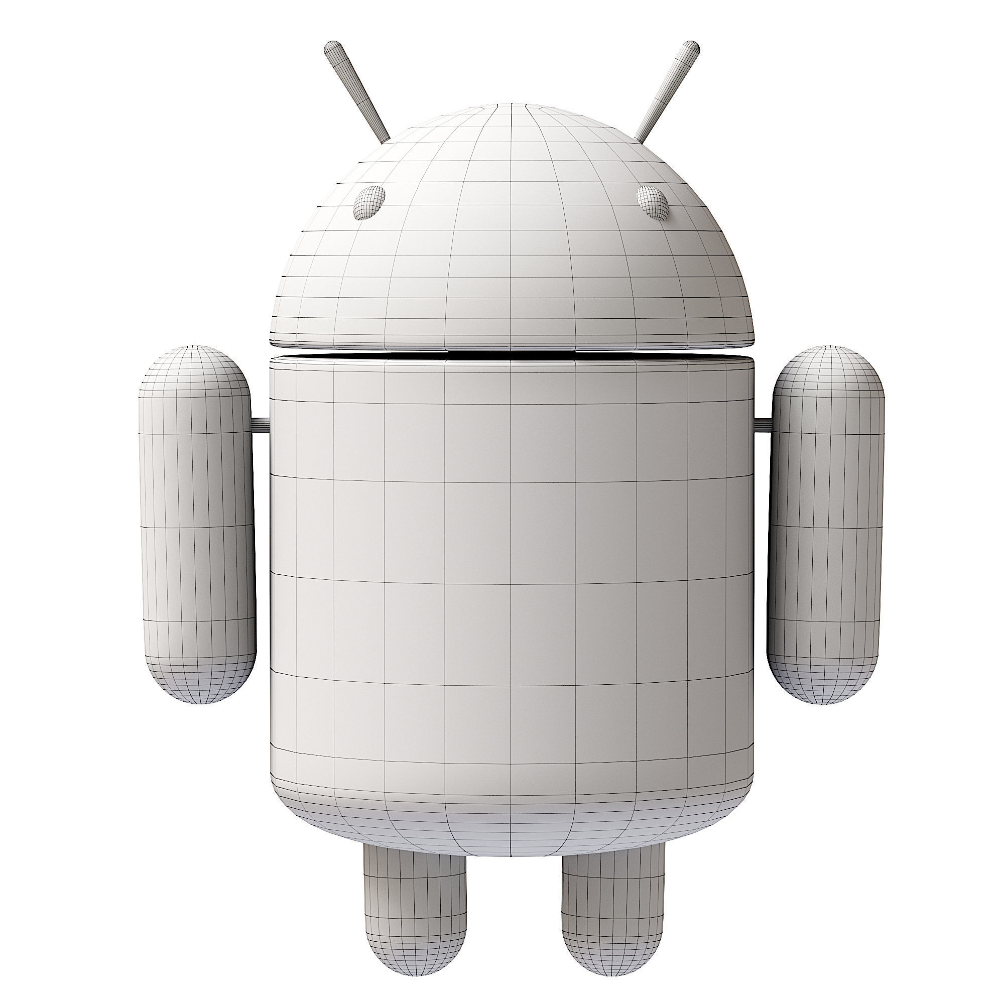 Android Robot Model 3D model_4