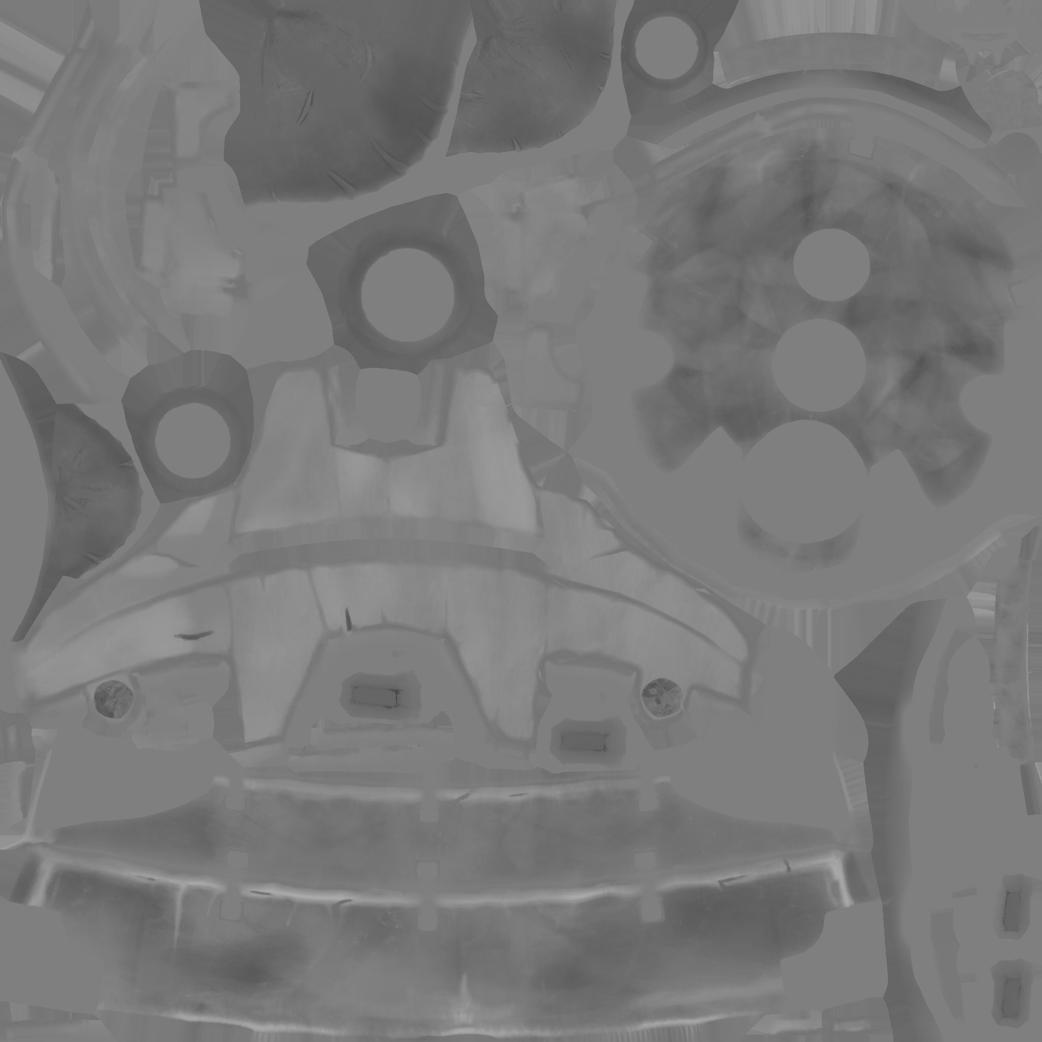 Helmet in 3D asset game Low-poly 3D model_10