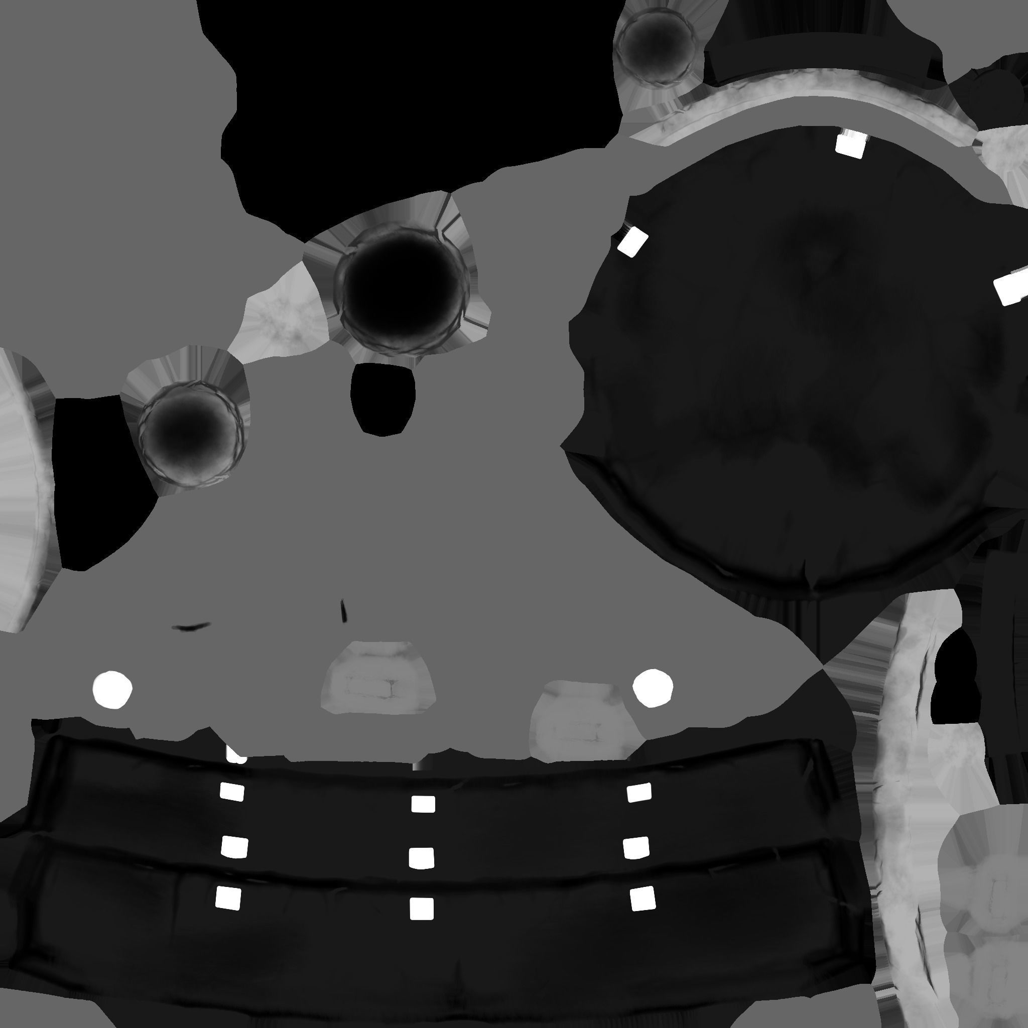 Helmet in 3D asset game Low-poly 3D model_8