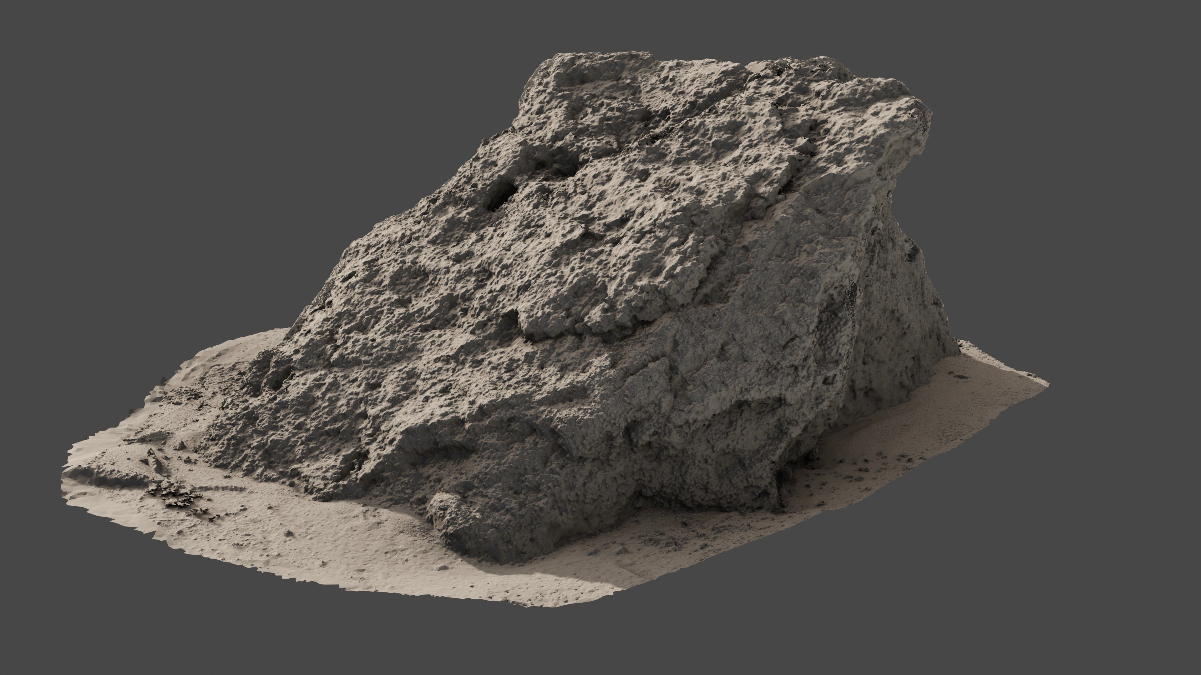 Rock15 rock 3D model_5