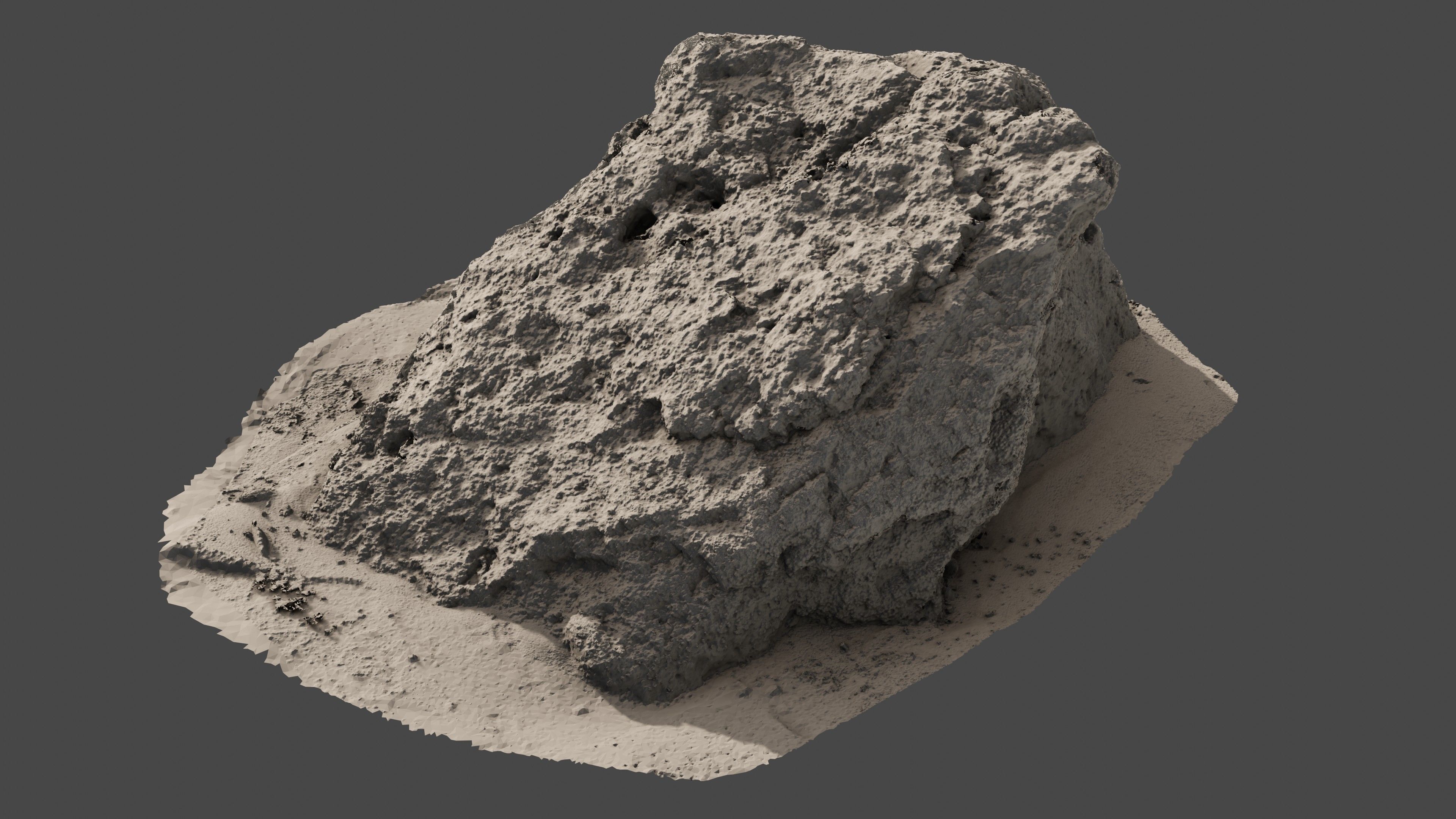 Rock15 rock 3D model_3