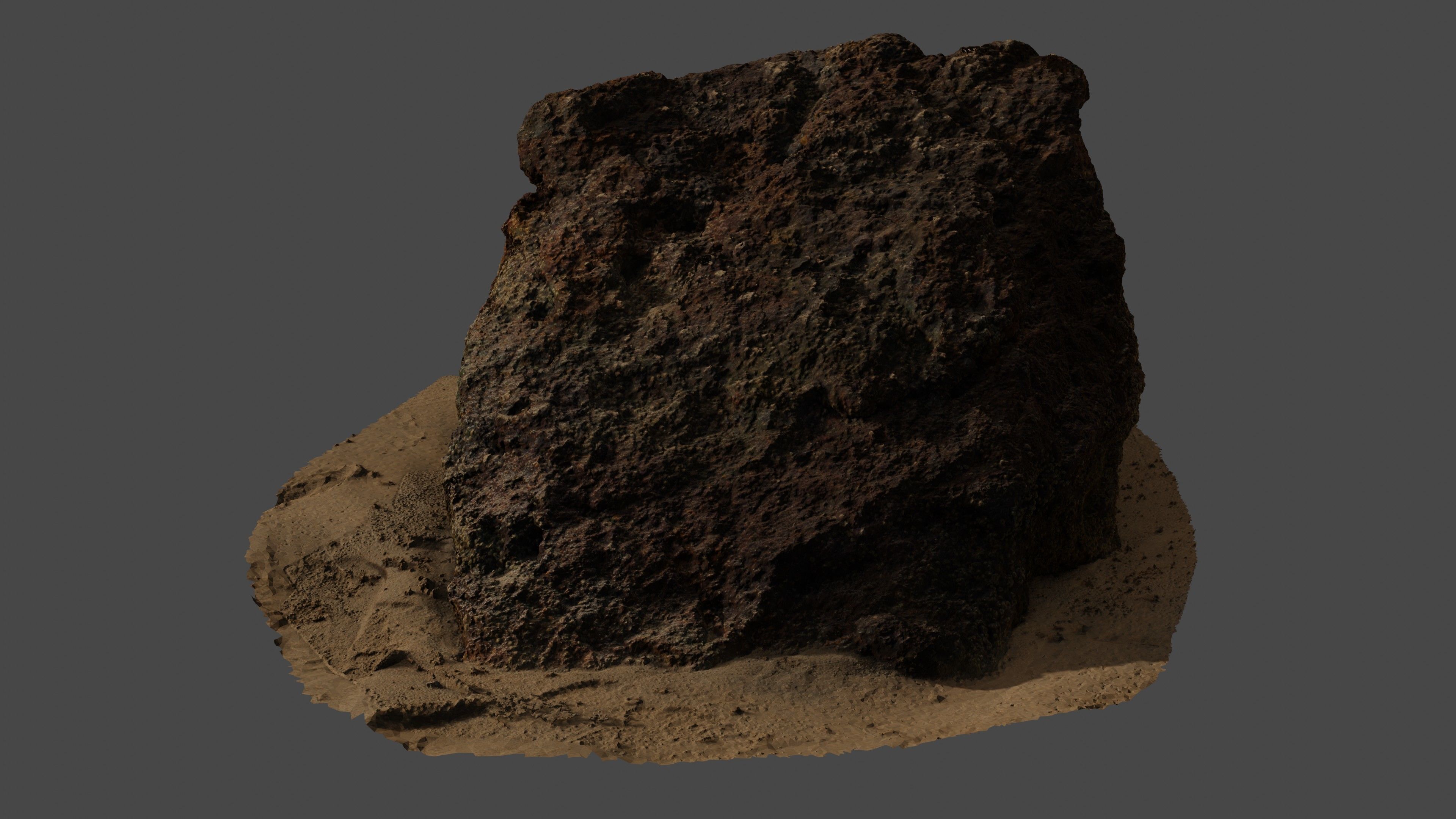 Rock15 rock 3D model_8