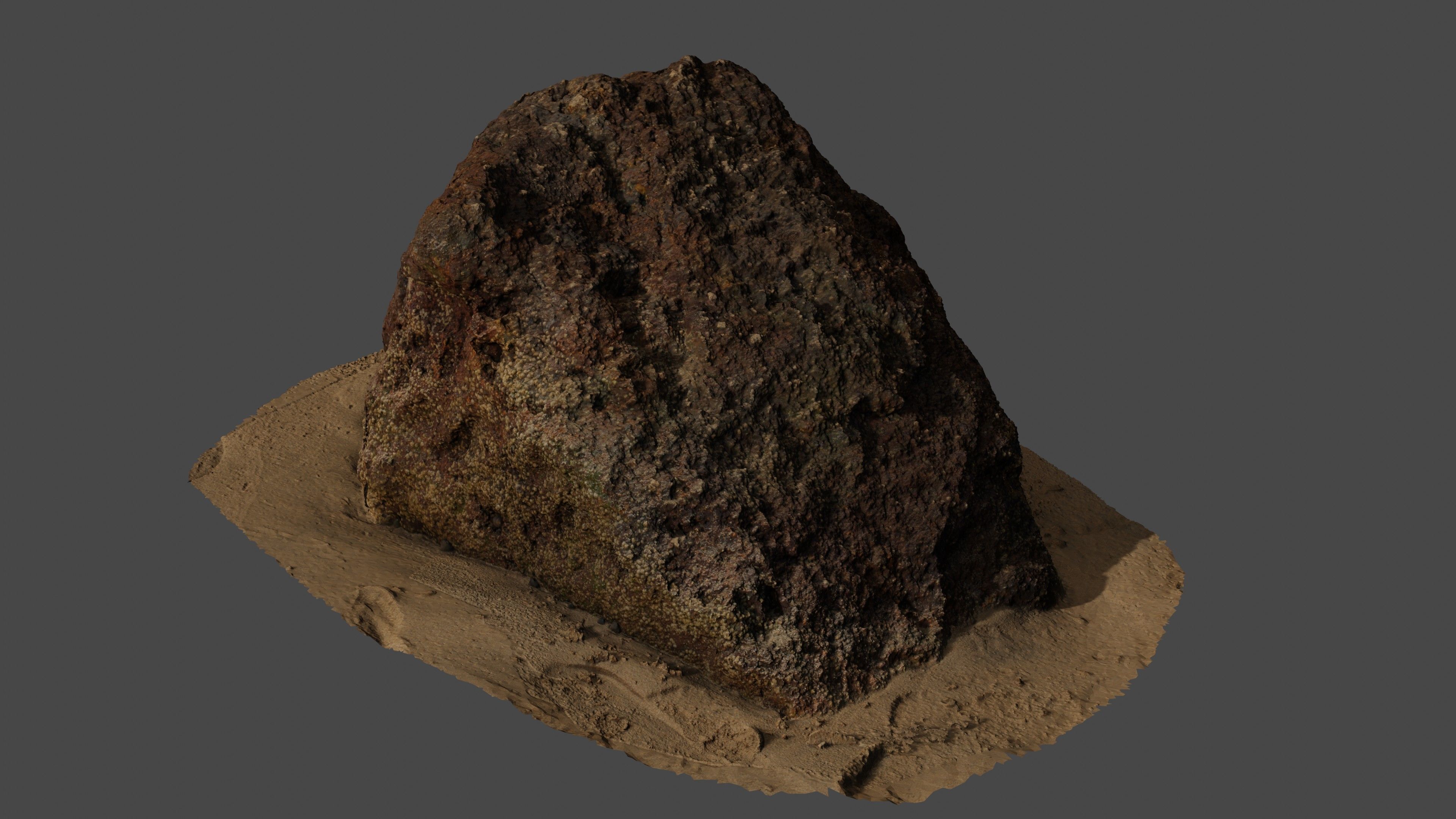 Rock15 rock 3D model_4