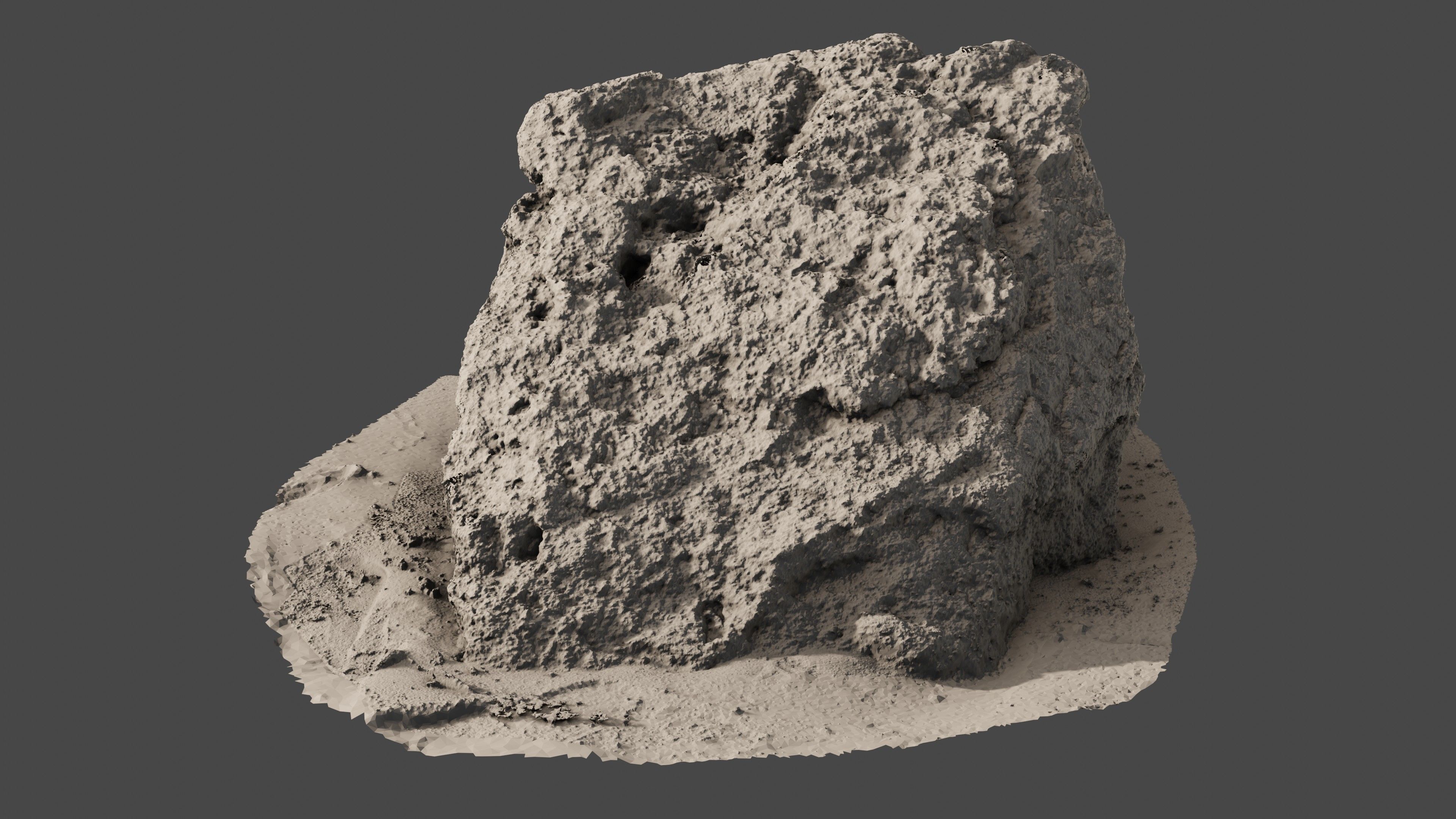 Rock15 rock 3D model_7