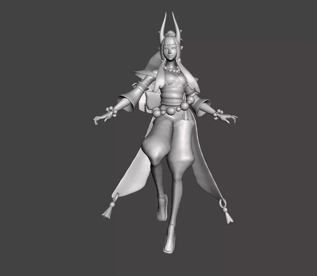 Spirit blossom Syndra 3D Model 3D print model_0