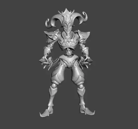 Winterblessed Shaco 3D Model 3D print model