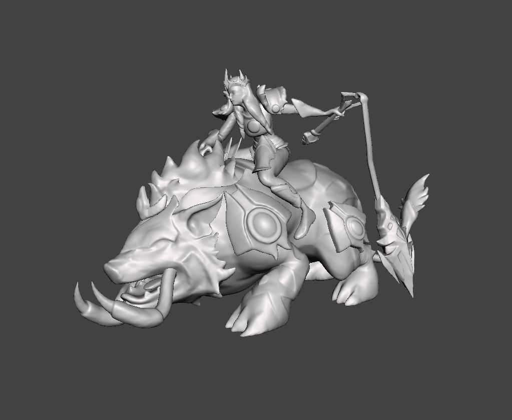 Victorious Sejuani 3D Model 3D print model_1