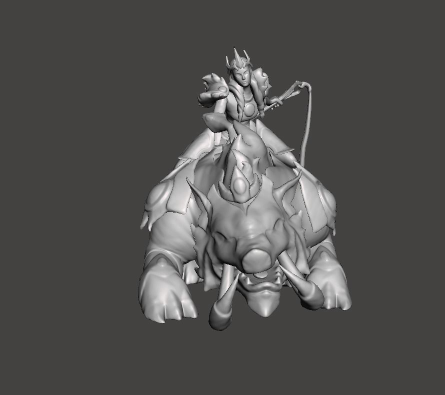 Victorious Sejuani 3D Model 3D print model_2