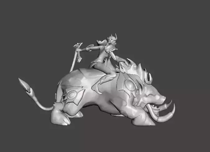 Victorious Sejuani 3D Model