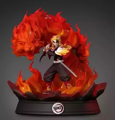 Demon Slayer - Rengoku 3D print model