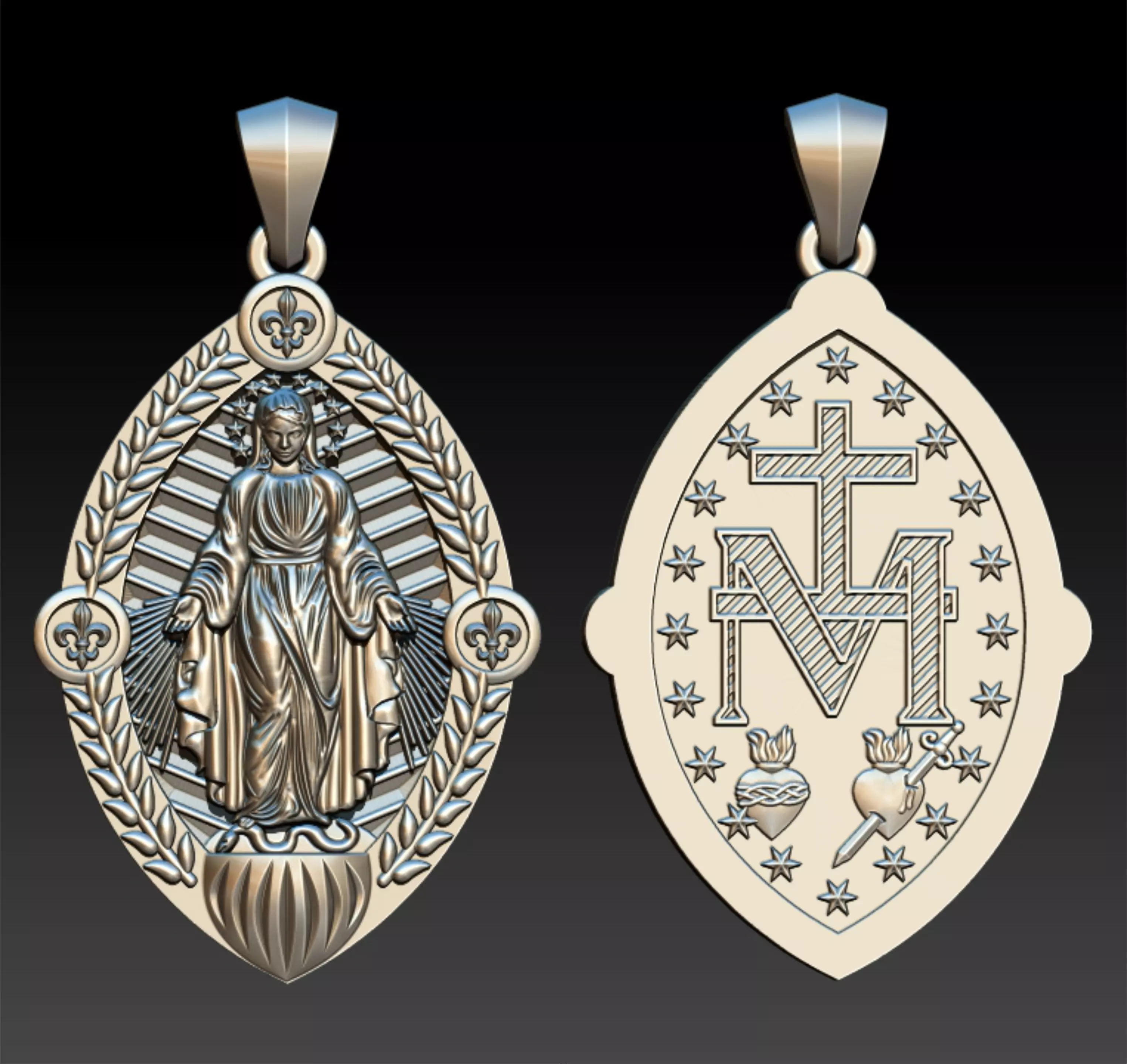 Milagrosa - Nossa Senhora das Gracas 3D print model