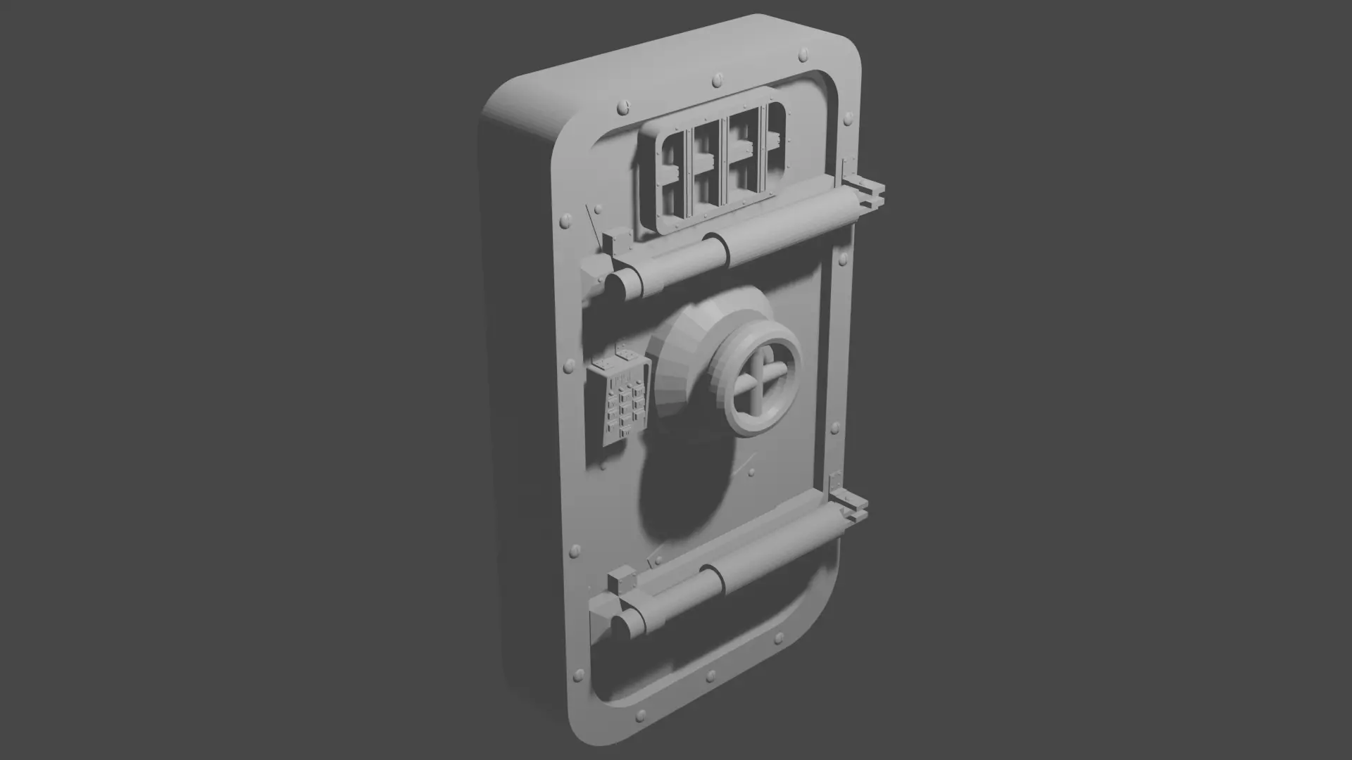 Sci fi door 3D print model