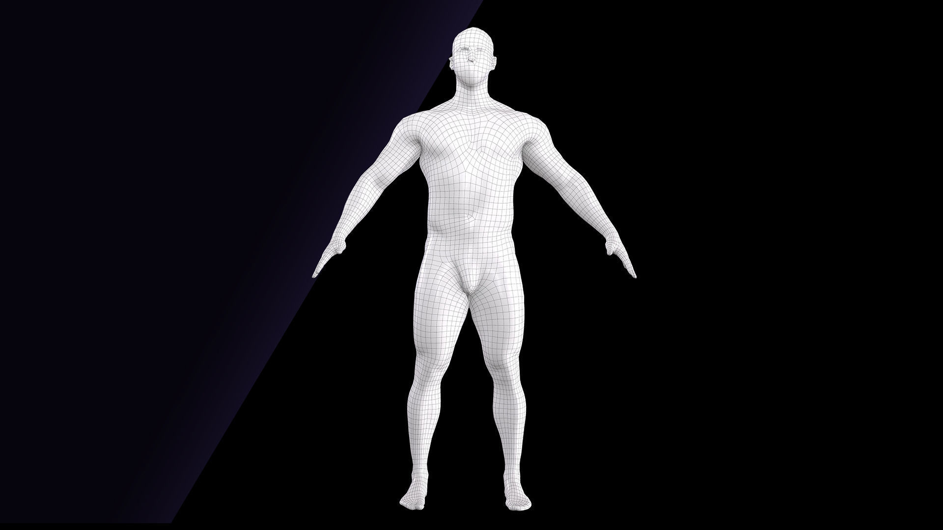 Cleaned A Pose Scan Joel Underwear 3D model_10