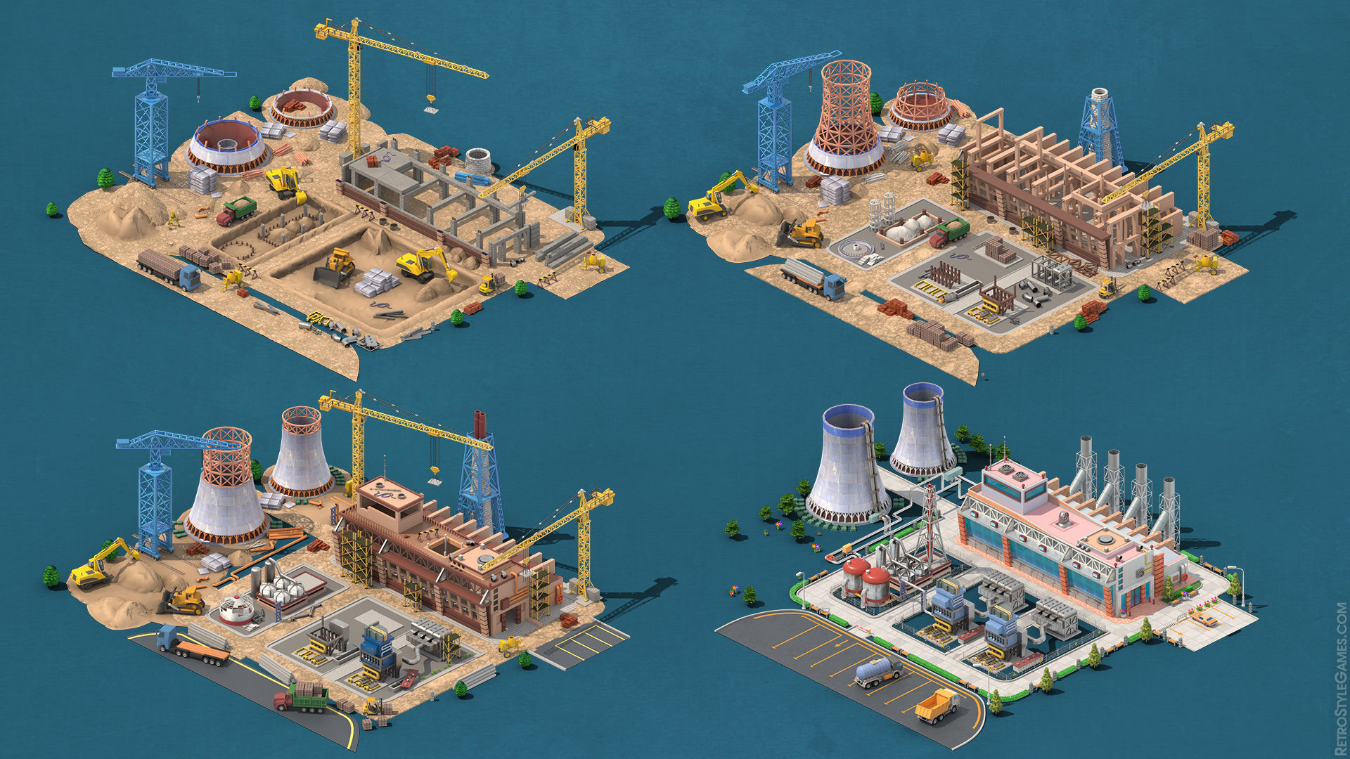 Megapolis City Builder - Isometric Ultimate Pack 3D model_39