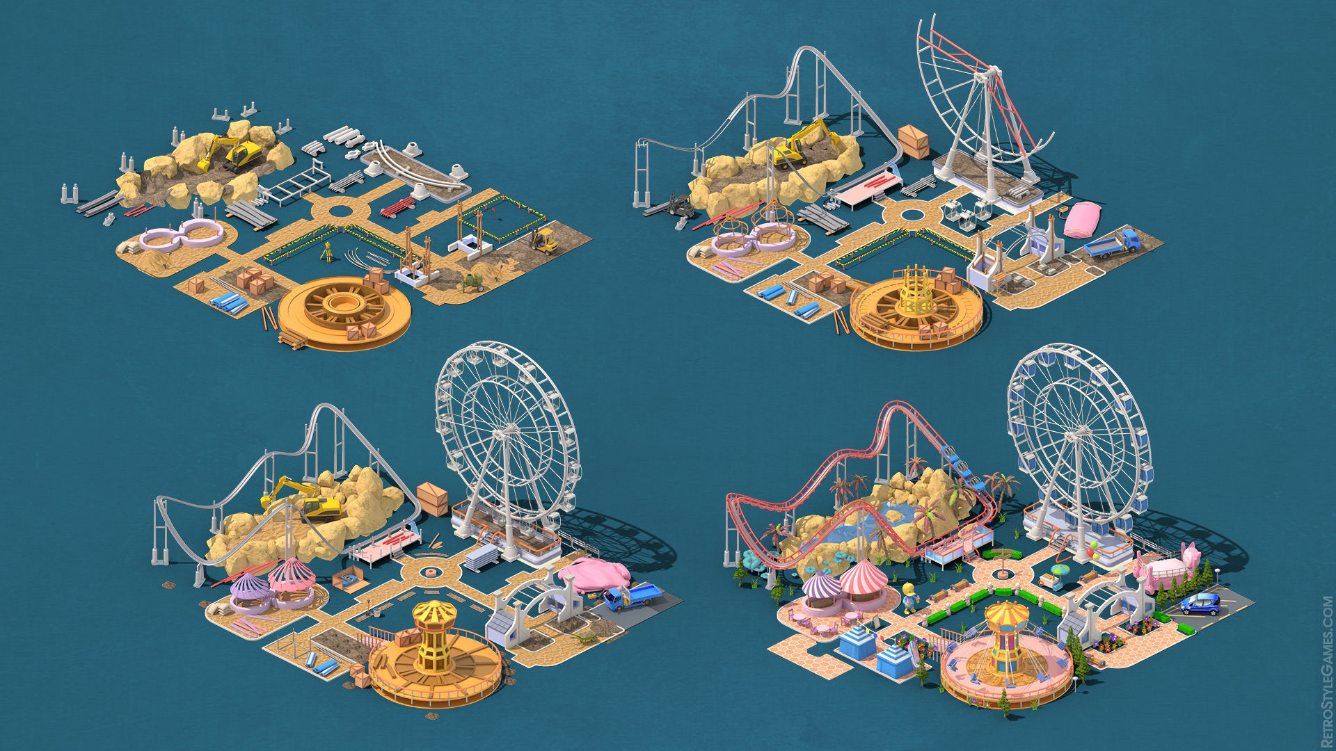 Megapolis City Builder - Isometric Ultimate Pack 3D model_28