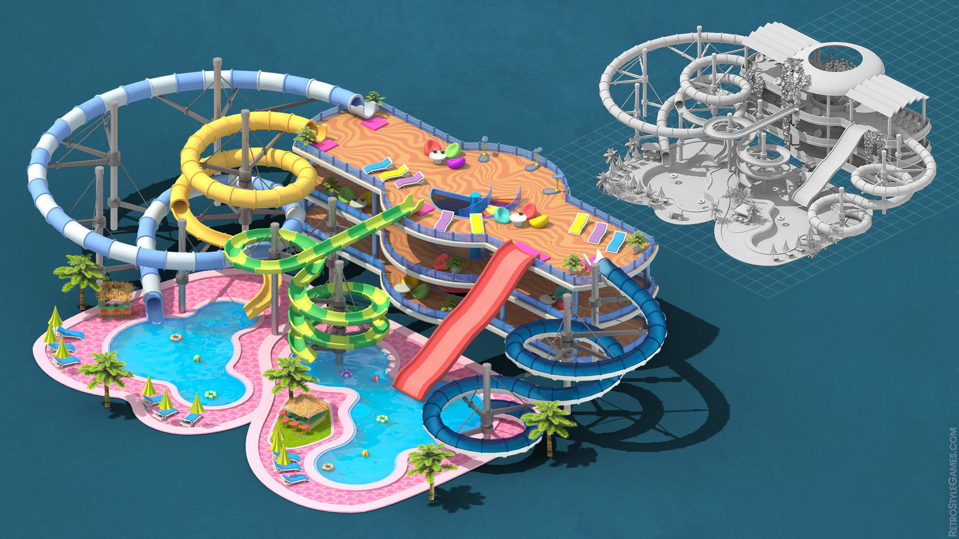Megapolis City Builder - Isometric Ultimate Pack 3D model_21