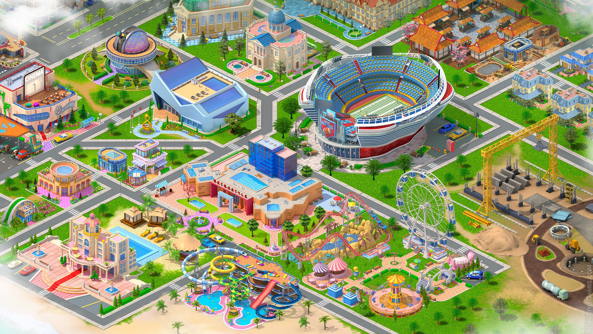 Megapolis City Builder - Isometric Ultimate Pack 3D model_5