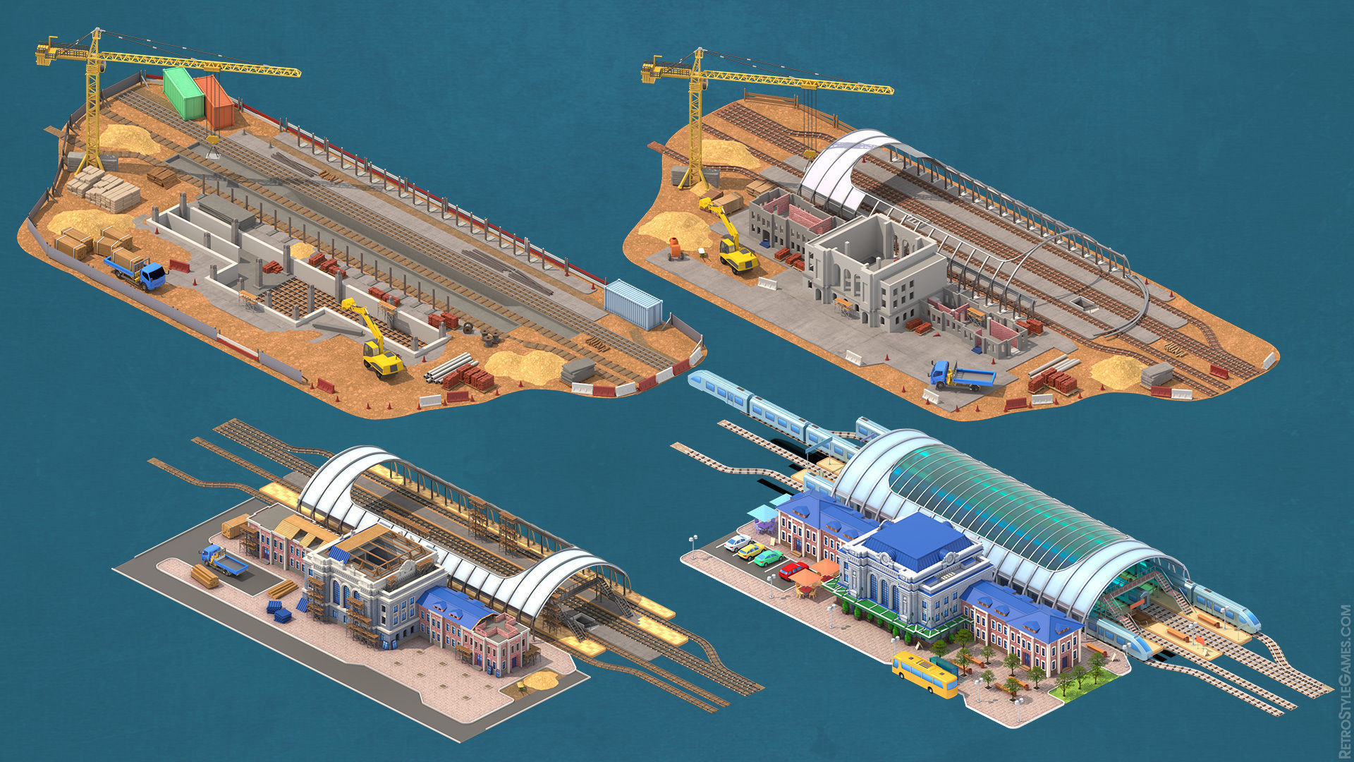 Megapolis City Builder - Isometric Ultimate Pack 3D model_29