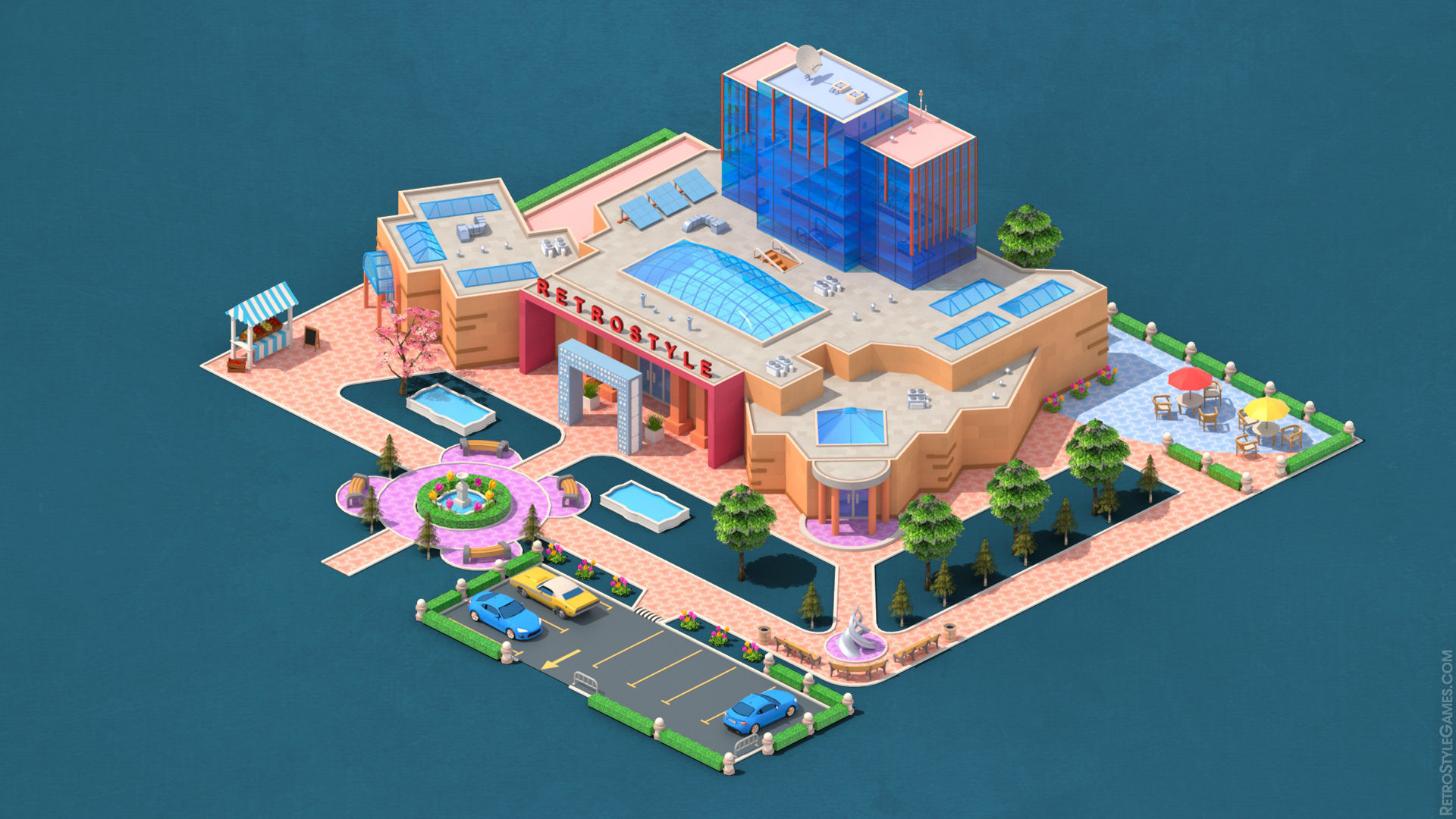 Megapolis City Builder - Isometric Ultimate Pack 3D model_14