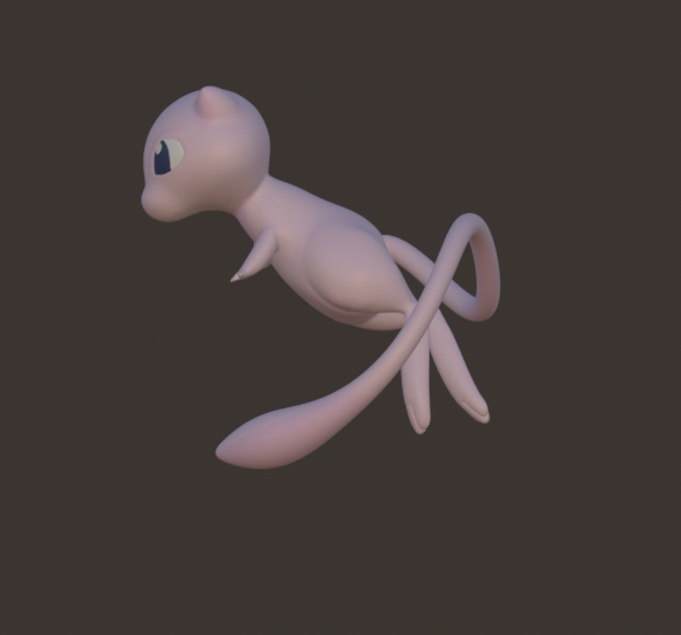 Mew pokemon 3D print model_1
