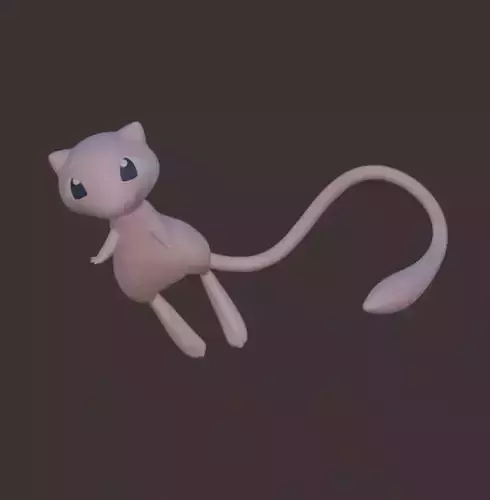 Mew pokemon 3D print model