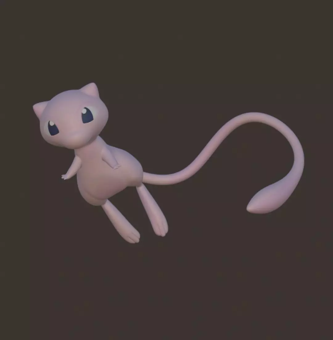 Mew pokemon 3D print model_0