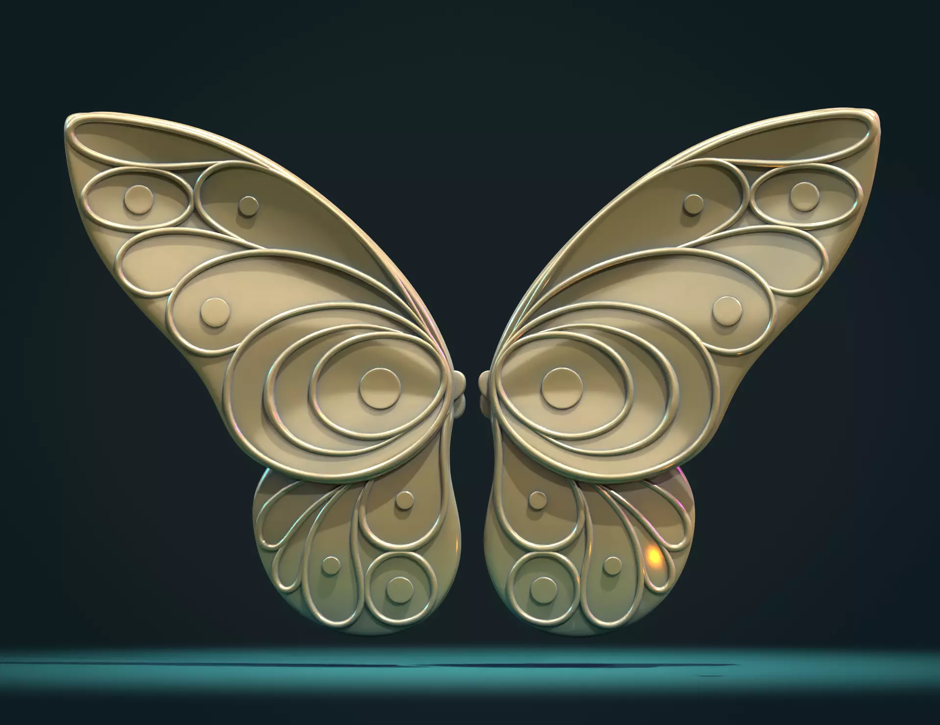Butterfly Wings 3D print model_0