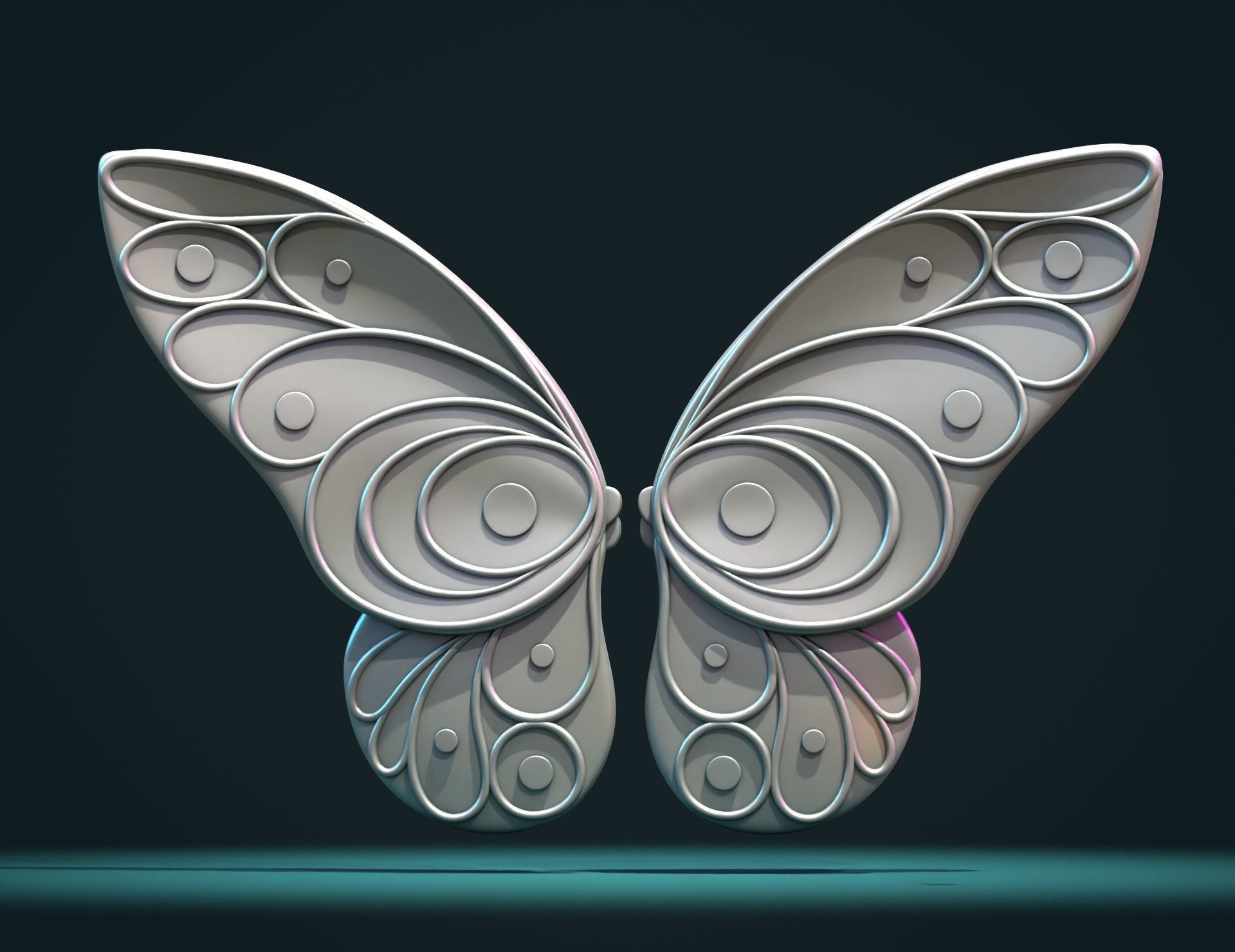 Butterfly Wings 3D print model_3