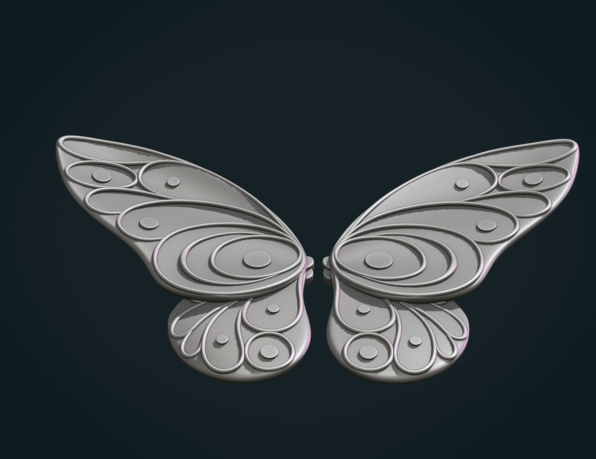 Butterfly Wings 3D print model_9
